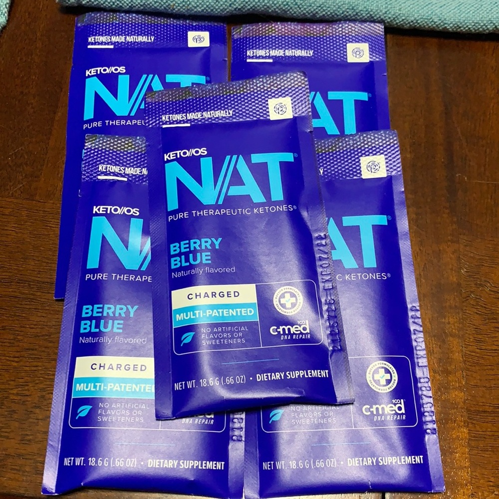 Pruvit NAT OS Charged Ketones Berry Blue